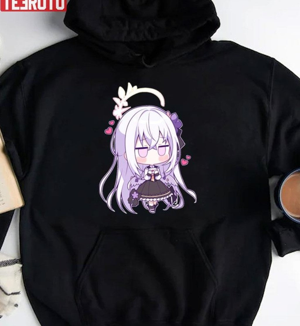 Chibi Shirasu Azusa Kawaii Blushing Unisex T-Shirt