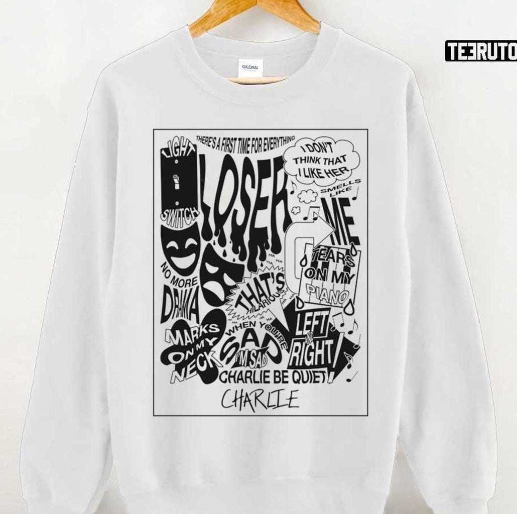 Charlie Tracklist Charlie Puth Marvin Gaye Unisex Sweatshirt