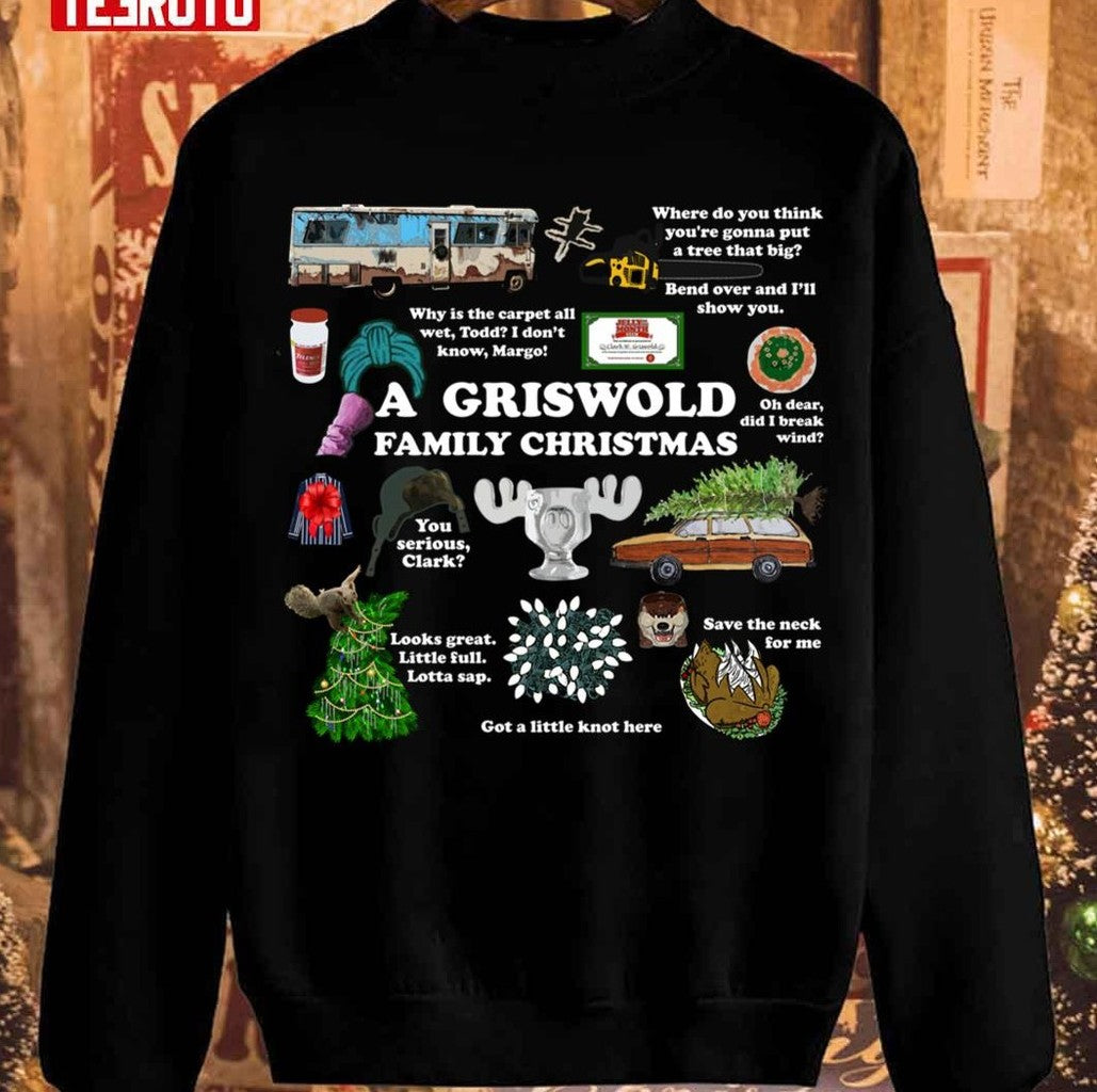 A Griswold Family Christmas Vacation Collage Unisex Sweatshirt