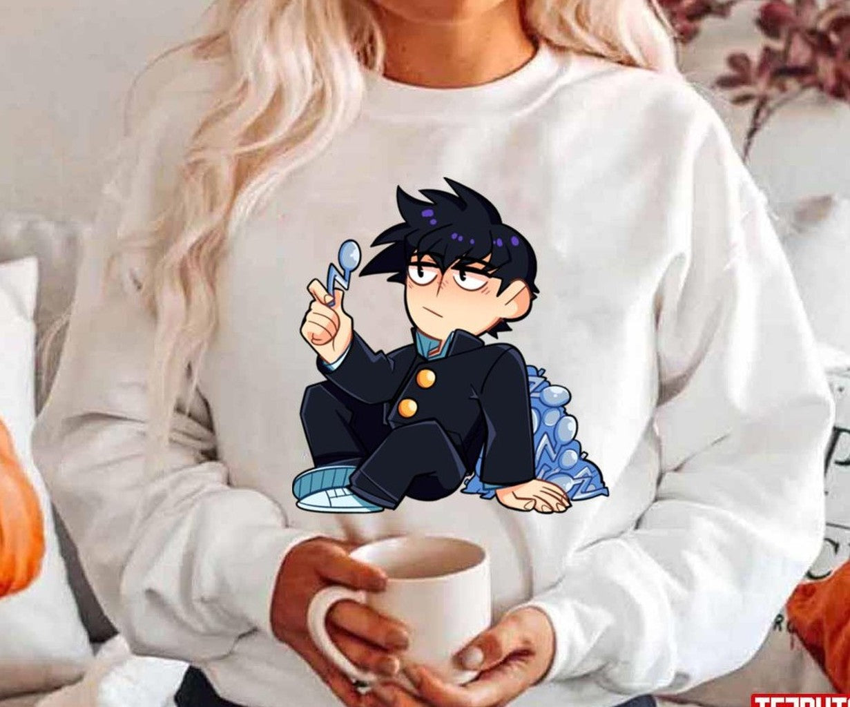 Chibi Design Mob Psycho 100 Ritsu Unisex Hoodie
