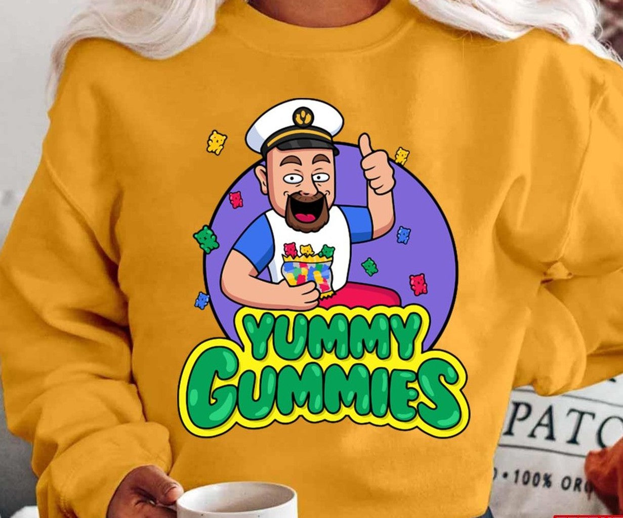 Captain B Plan's Yummy Gummies Vintage Unisex T-Shirt