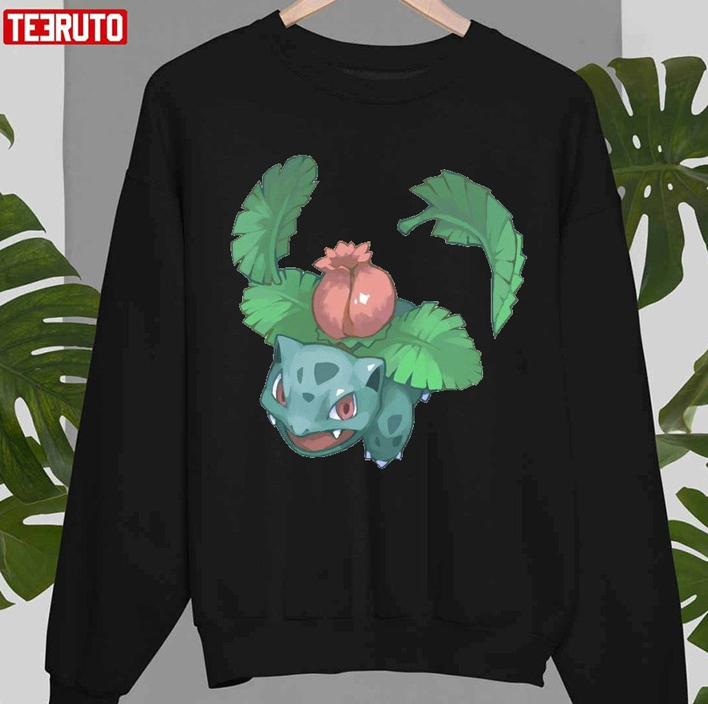 Character Ivysaur In Pokemon Green Art Unisex Sweatshirt