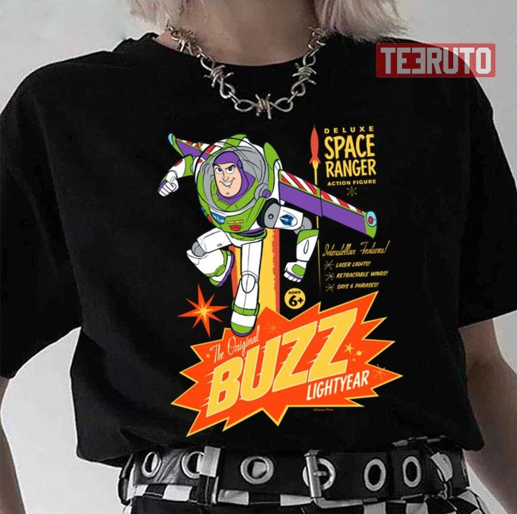 Buzz Lightyear Action Figure Ad Toy Story 4 Unisex T-Shirt