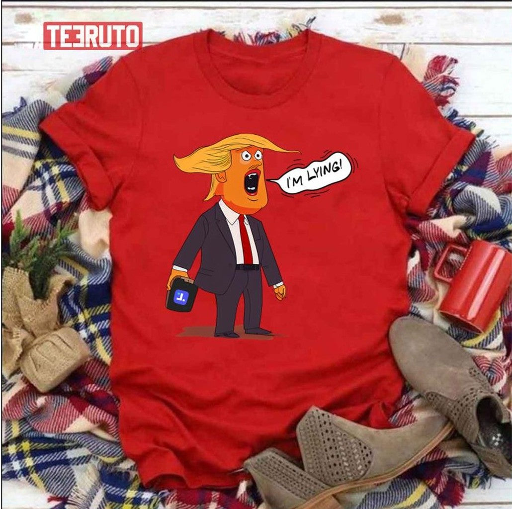 Cartoon Im Lying Donald Trump Unisex T-Shirt