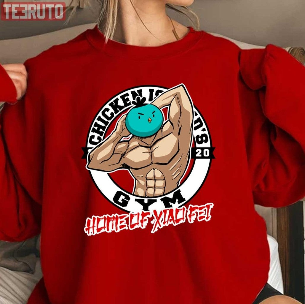 Chicken Island Workout Gym And Fitness Unisex Sweatshirt