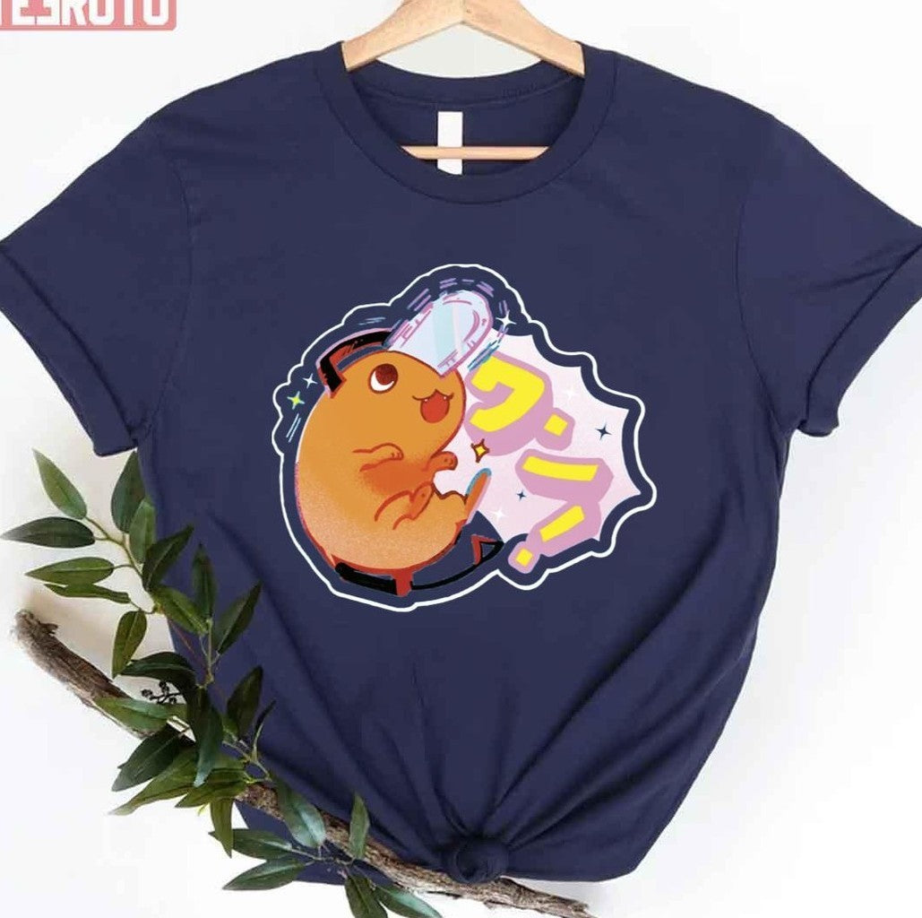 Chibi Pochita Chainsaw Man Anime Unisex T-Shirt Unisex T-Shirt