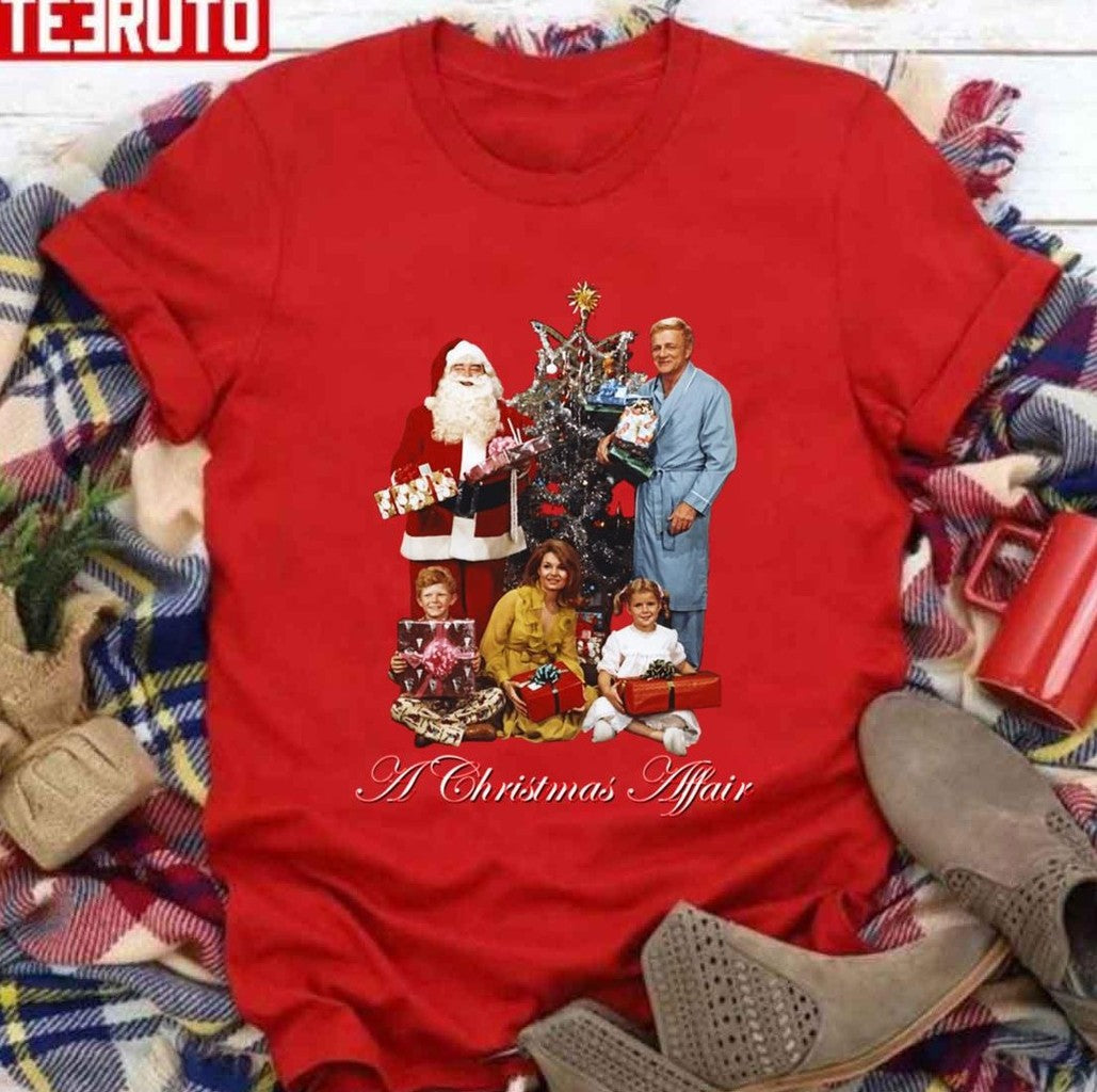 A Christmas Affair Retro 60s 70s Buffy Jody Cissy Tribute Unisex Sweatshirt