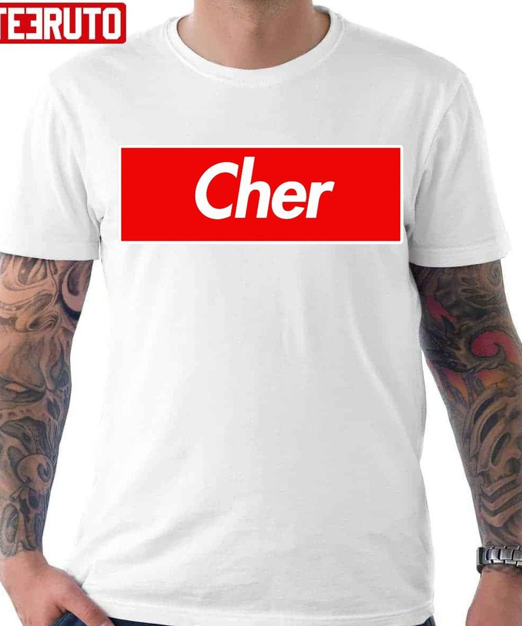 Cher Name Label Gift For Female Named Cher Unisex T-Shirt