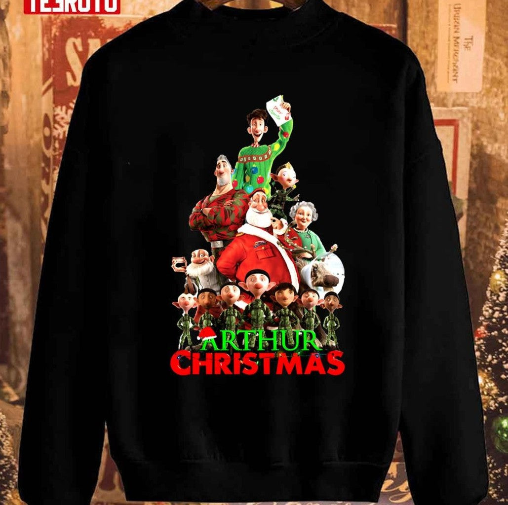 A Hair’s Breadth Arthur Christmas Unisex Sweatshirt -
