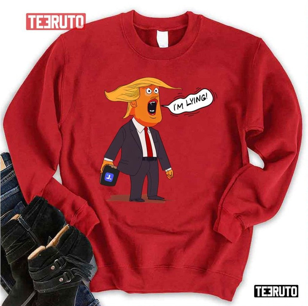 Cartoon Im Lying Donald Trump Unisex T-Shirt