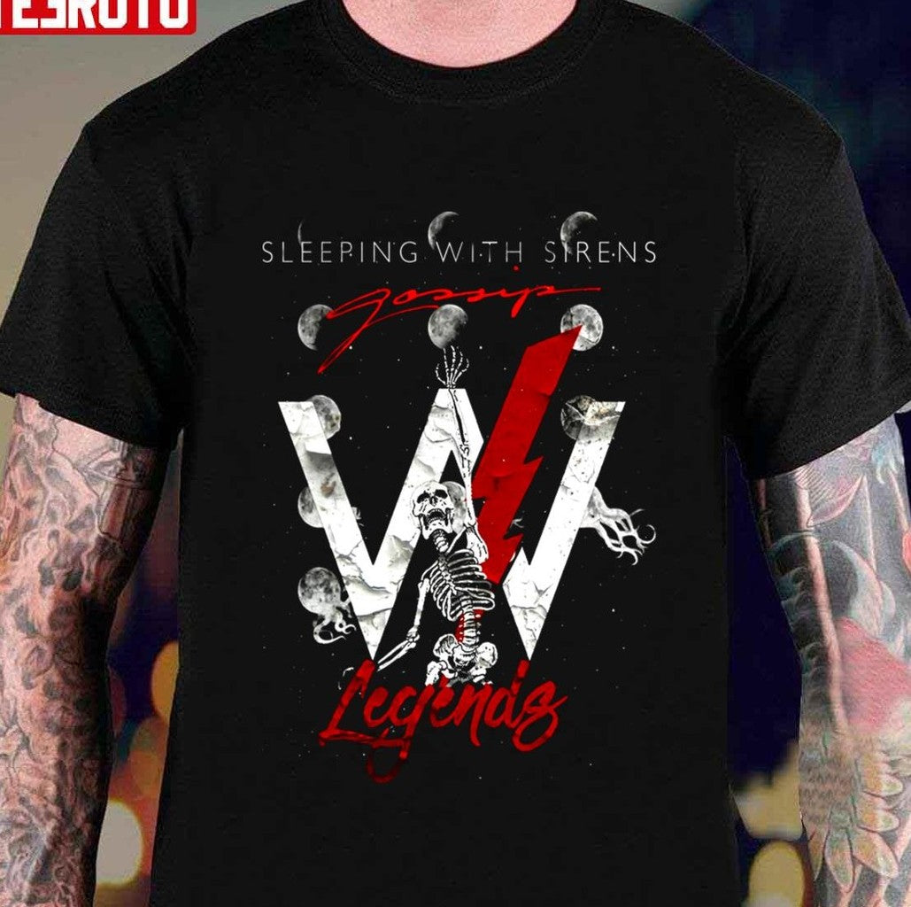 A Cat Nap Gossip Legends Sleeping With Sirens Unisex T-Shirt