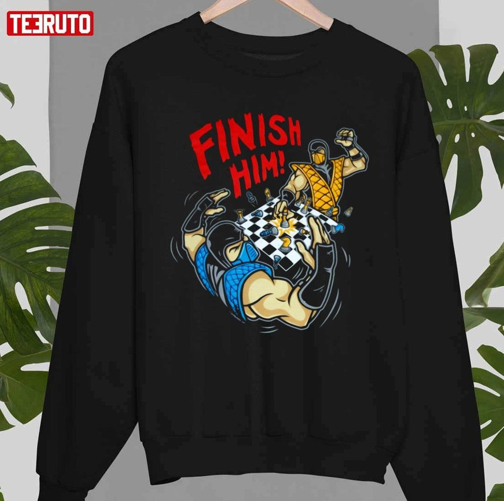 Chess Finish Him Unisex T-Shirt