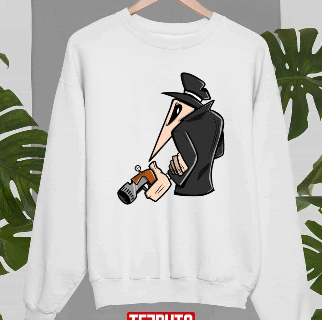 Black Spy Vs Spy Unisex Sweatshirt