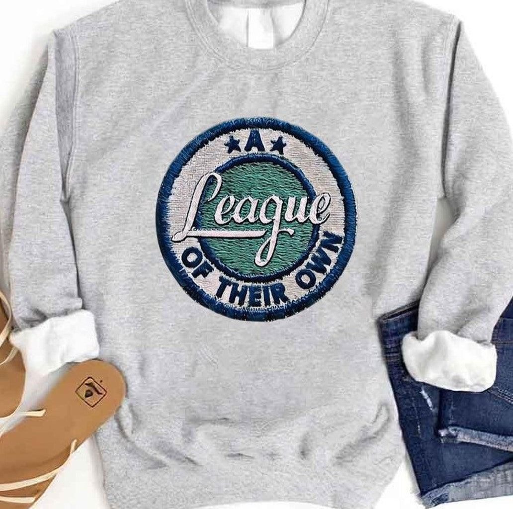 A League Of Their Own Embroider Logo Unisex Sweatshirt