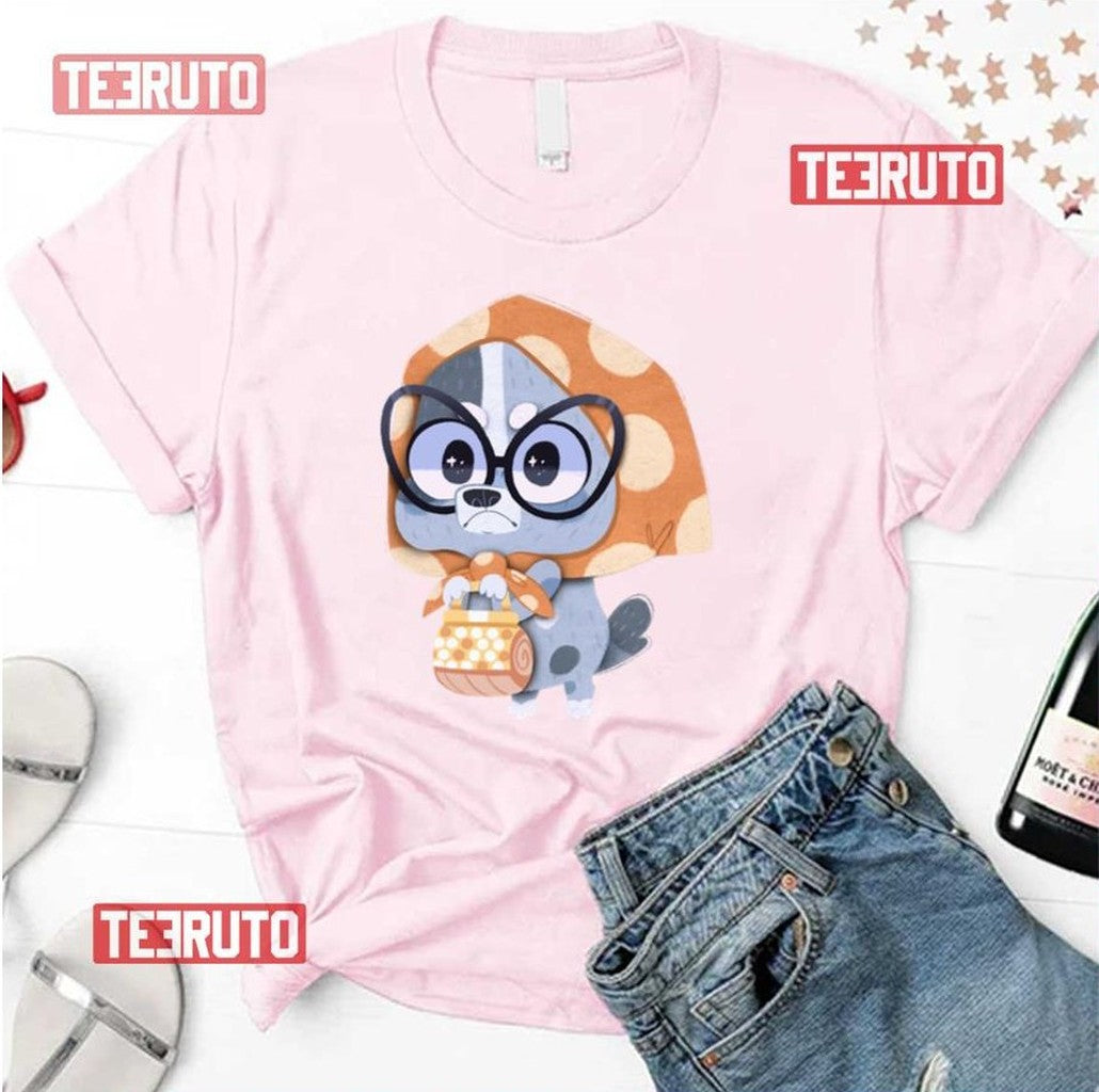 Chibi Granny Muffin Bluey Unisex T-Shirt