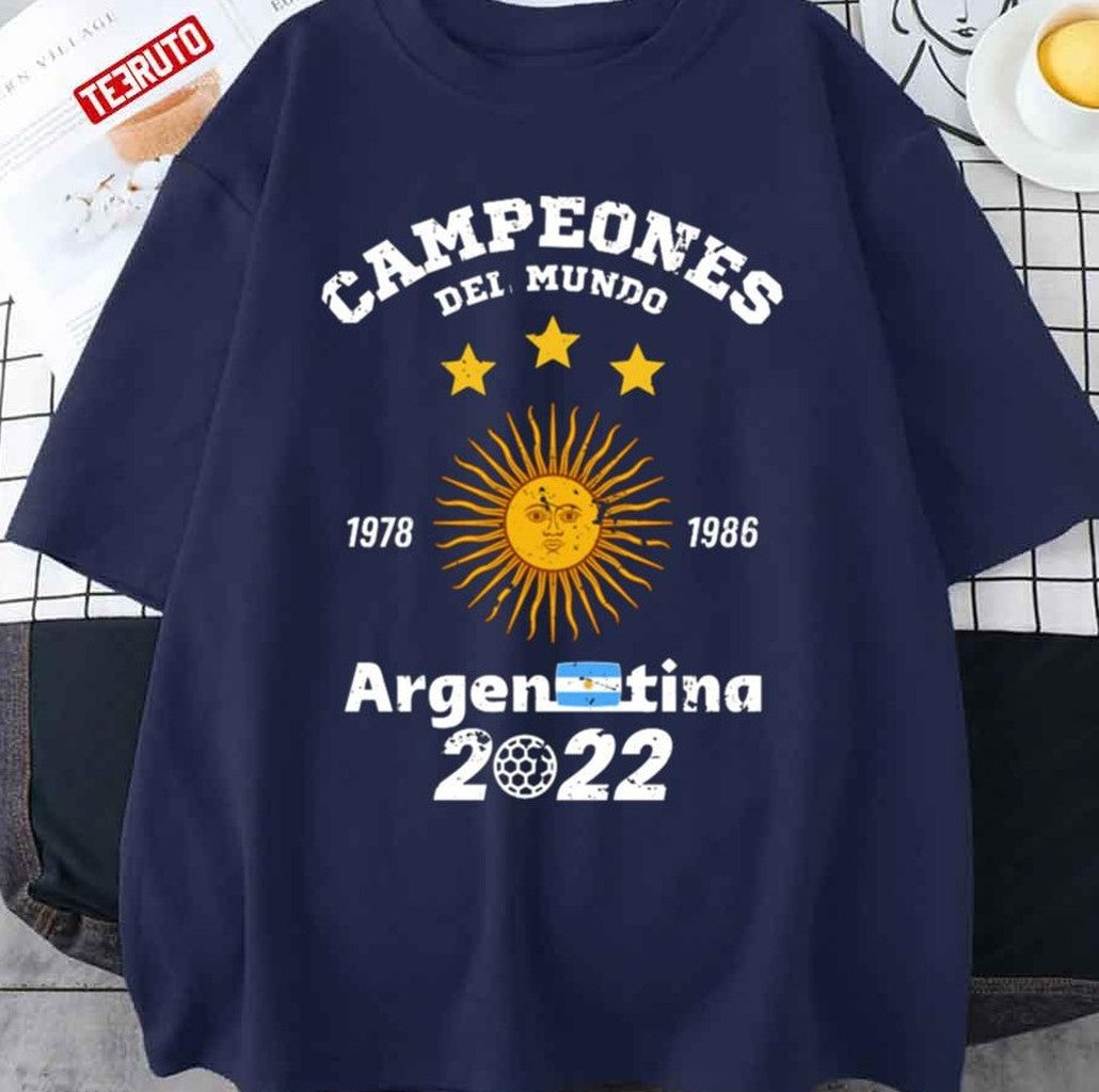Campeones Messi World Cup Argentina Unisex Sweatshirt