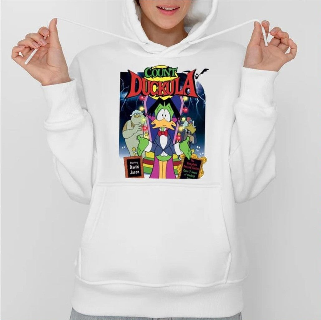 Cartoon Green Duck Count Duckula Unisex Sweatshirt