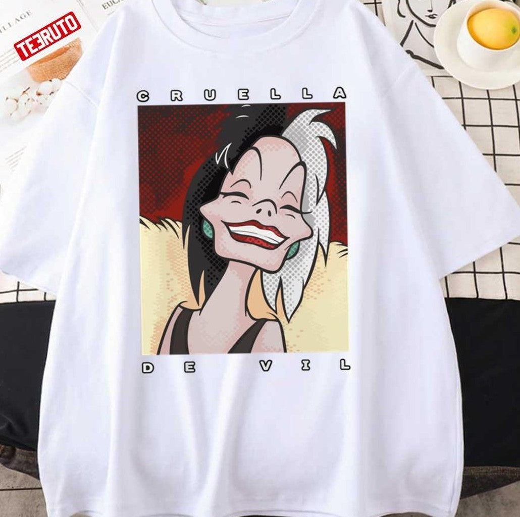 Cartoon Design Cruella 101 Dalmatians Unisex Sweatshirt