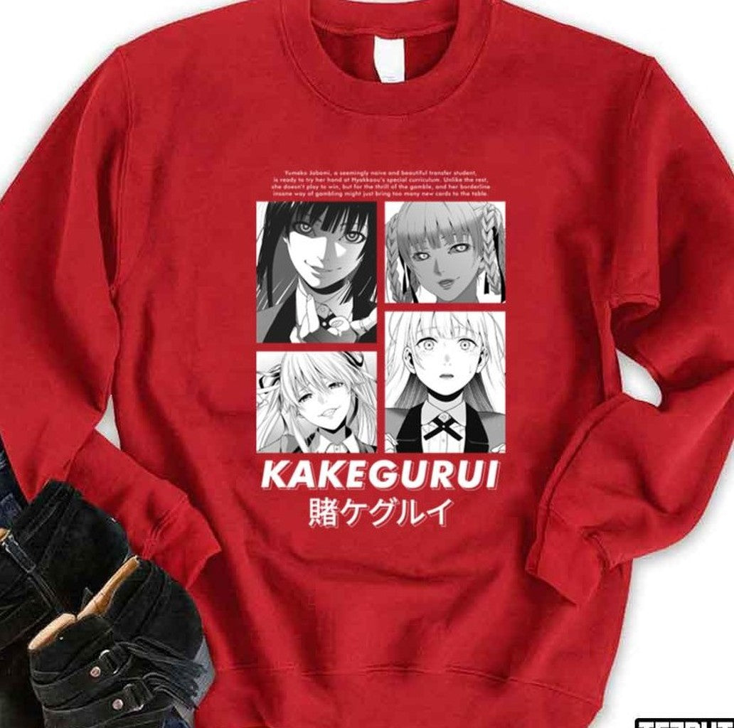 A Naive And Beautiful Transfer Student Yumeko Jabami Kakegurui Unisex Sweatshirt