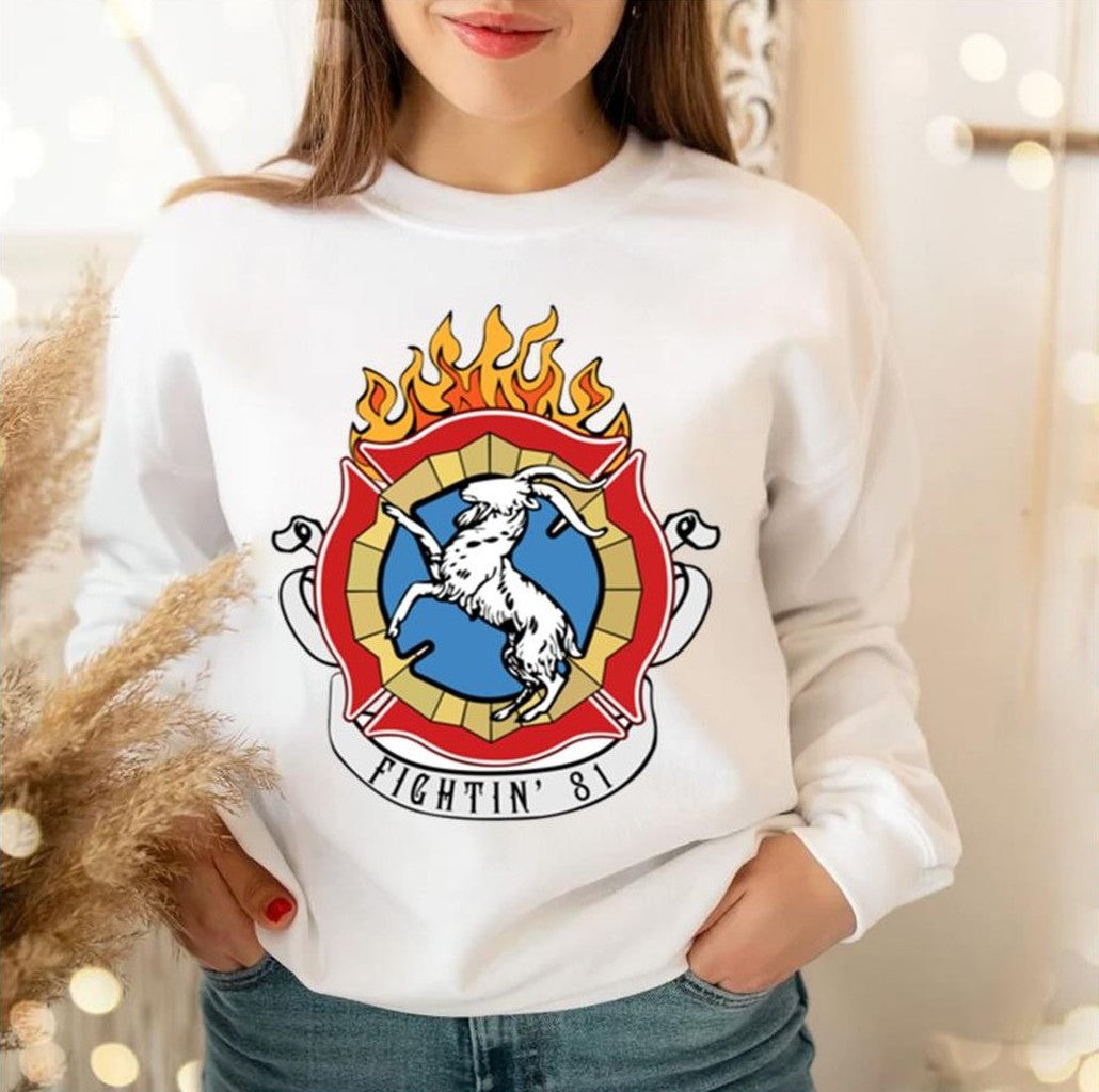 Chicago Fire Truck 81 Logo Unisex Sweatshirt