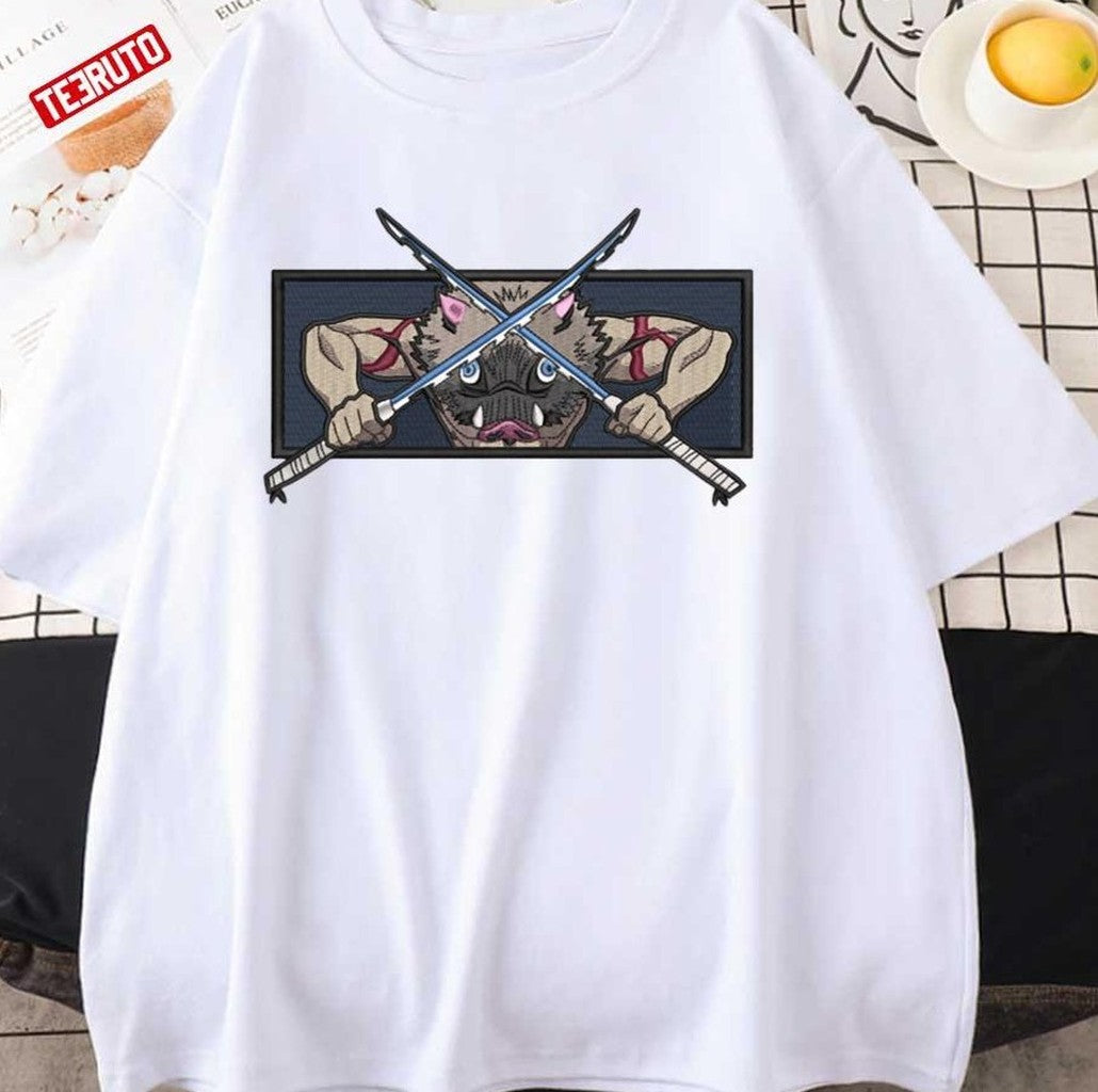 Character Hashibira Inosuke Demon Slayer Kimetsu No Yaiba Unisex Hoodie