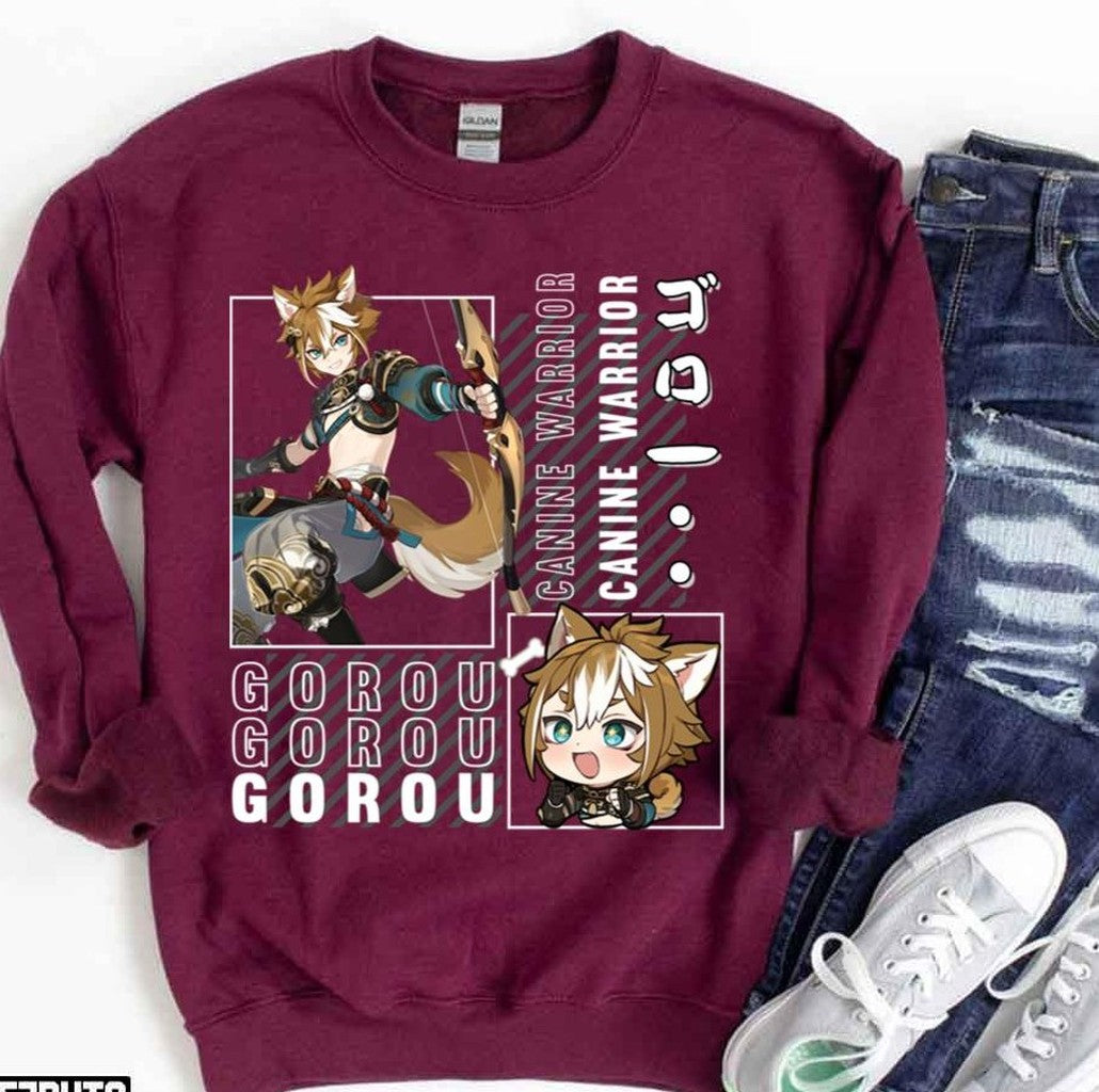 Canine Warrior Gorou Genshin Impact Unisex T-Shirt