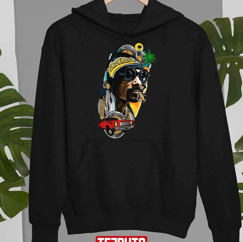 Cartoon Design Snoop Dogg Funny Graphic Unisex Sweatshirt