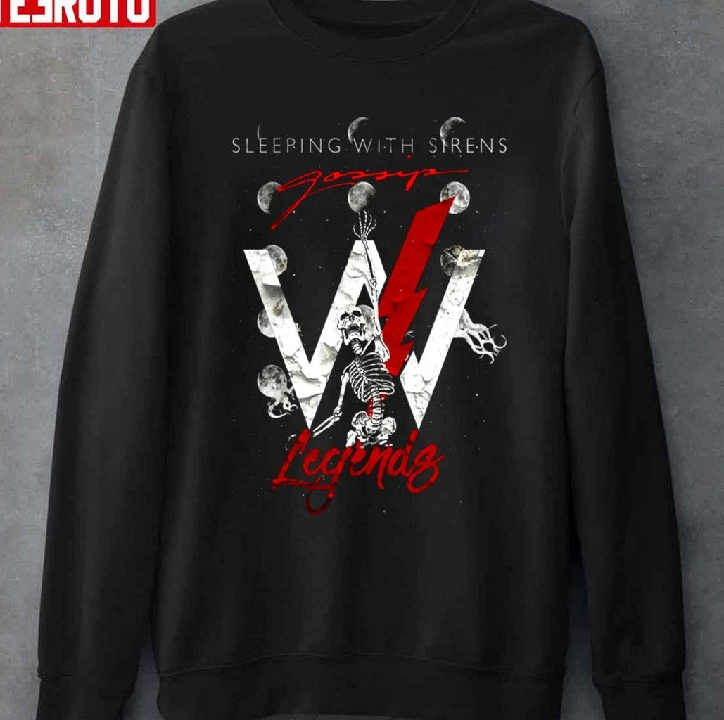 A Cat Nap Gossip Legends Sleeping With Sirens Unisex T-Shirt