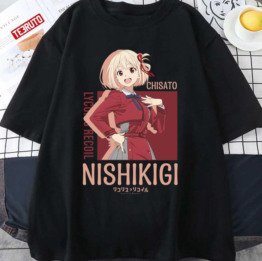 Character Chisato Of Lycoris Recoil Essential Art Unisex T-shirt