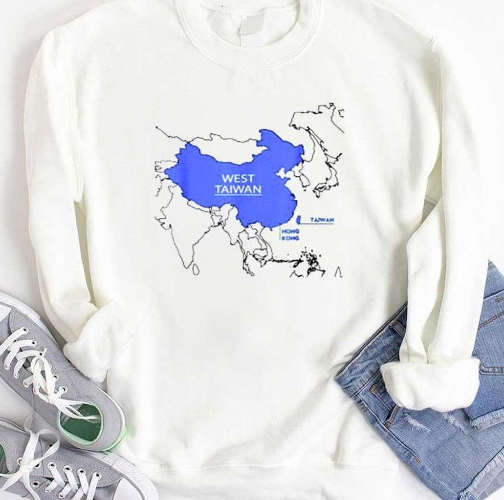 China Map Define West Taiwan Unisex T-Shirt