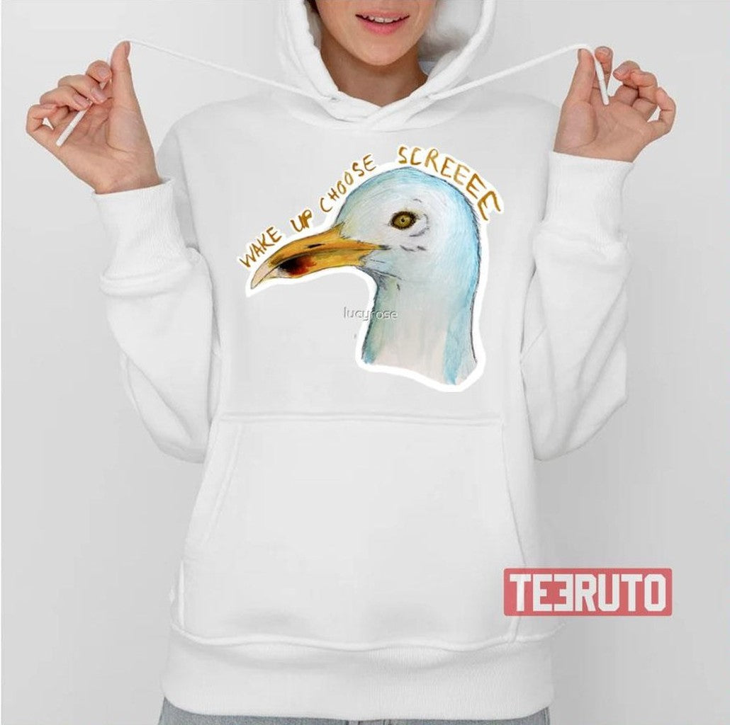 Choose Screeeee Seagull Unisex Sweatshirt