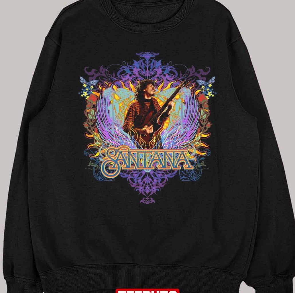 Carlos Santana 90s Design Colored Unisex Sweatshirt