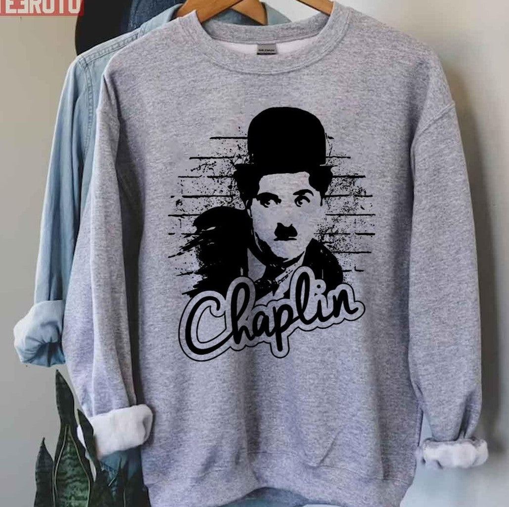 Charlie Chaplin Comedian Iconic Vintage Unisex Sweatshirt