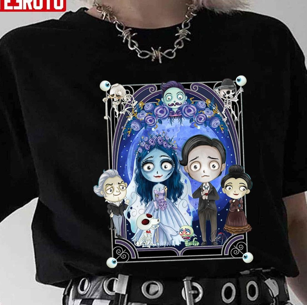 Chibi Corpse Bride Artwork Unisex T-shirt