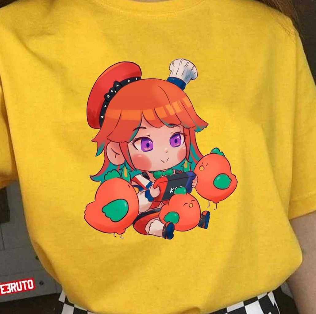Chibi Takanashi Kiara From Hololive Unisex T-Shirt