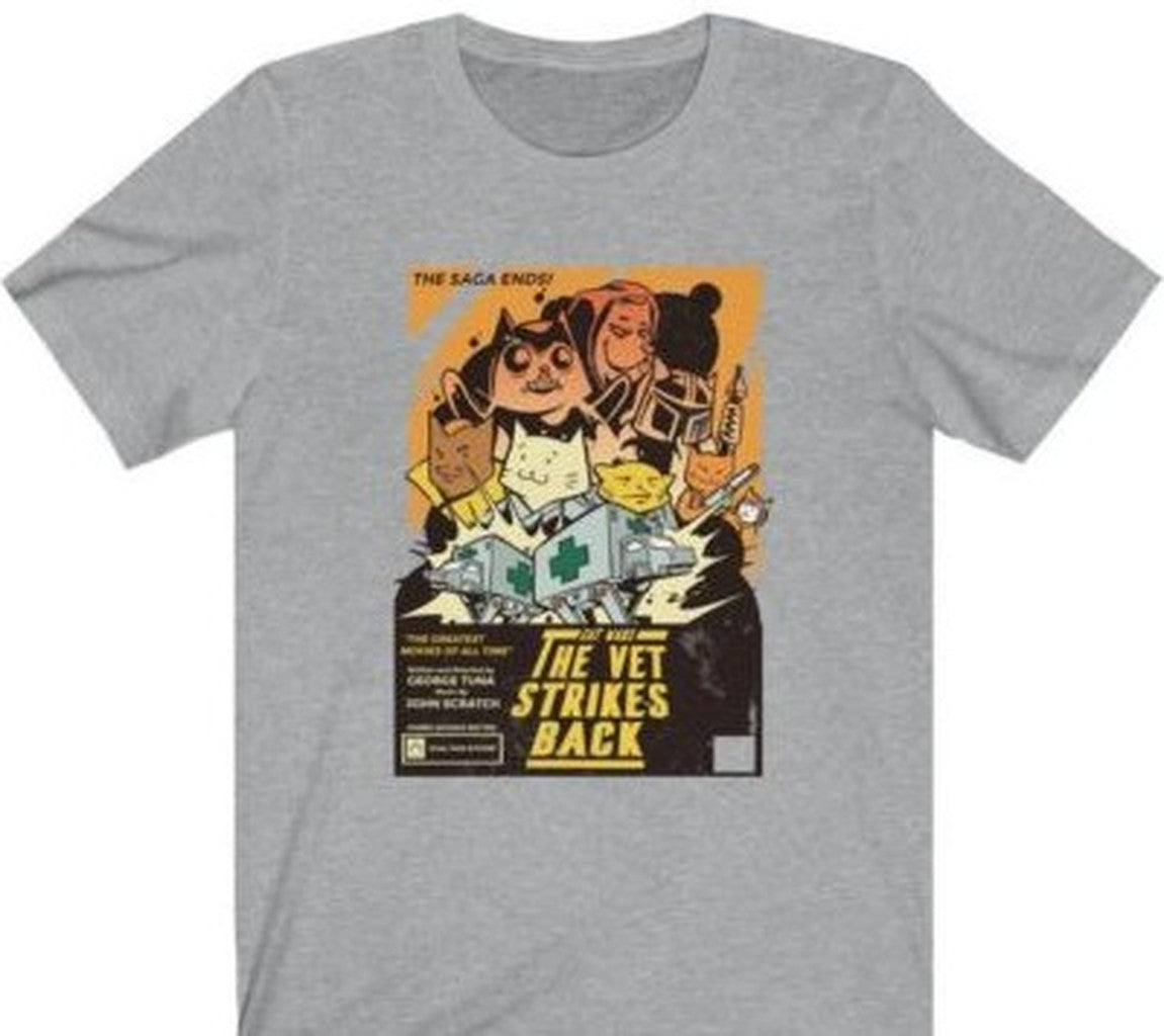 Cat Wars The Vet Strikes Back Unisex T-Shirt