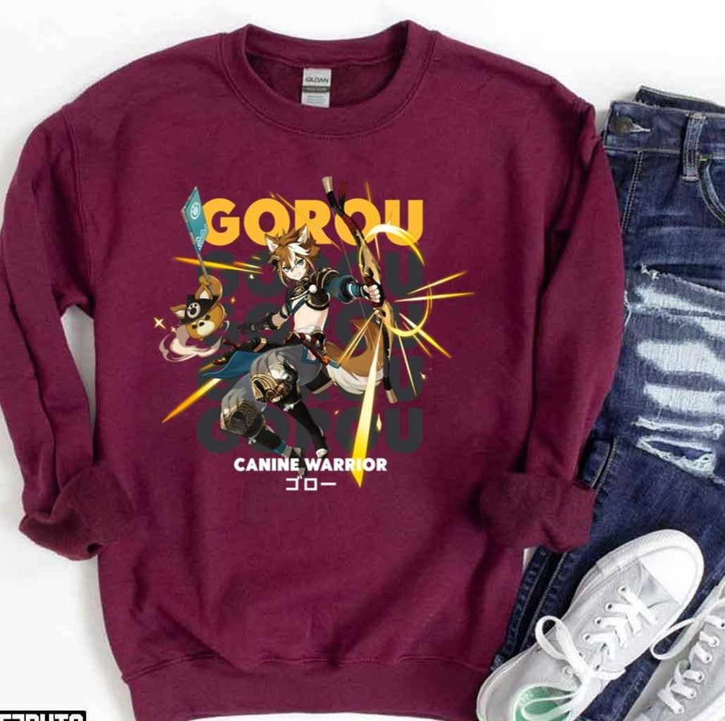 Canine Warrior Gorou Essential Genshin Impact Unisex T-Shirt