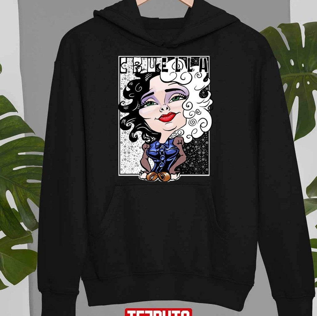 Chibi Cruella Lovely 101 Dalmatians Unisex Sweatshirt