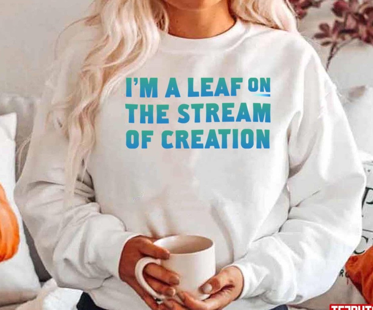 A Leaf On The Stream Of Creation Dirk Gently's Unisex Hoodie