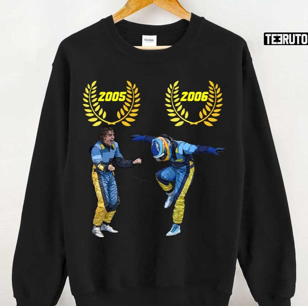 Championship 2005 2006 Car Racing Fernando Alonso Unisex Sweatshirt