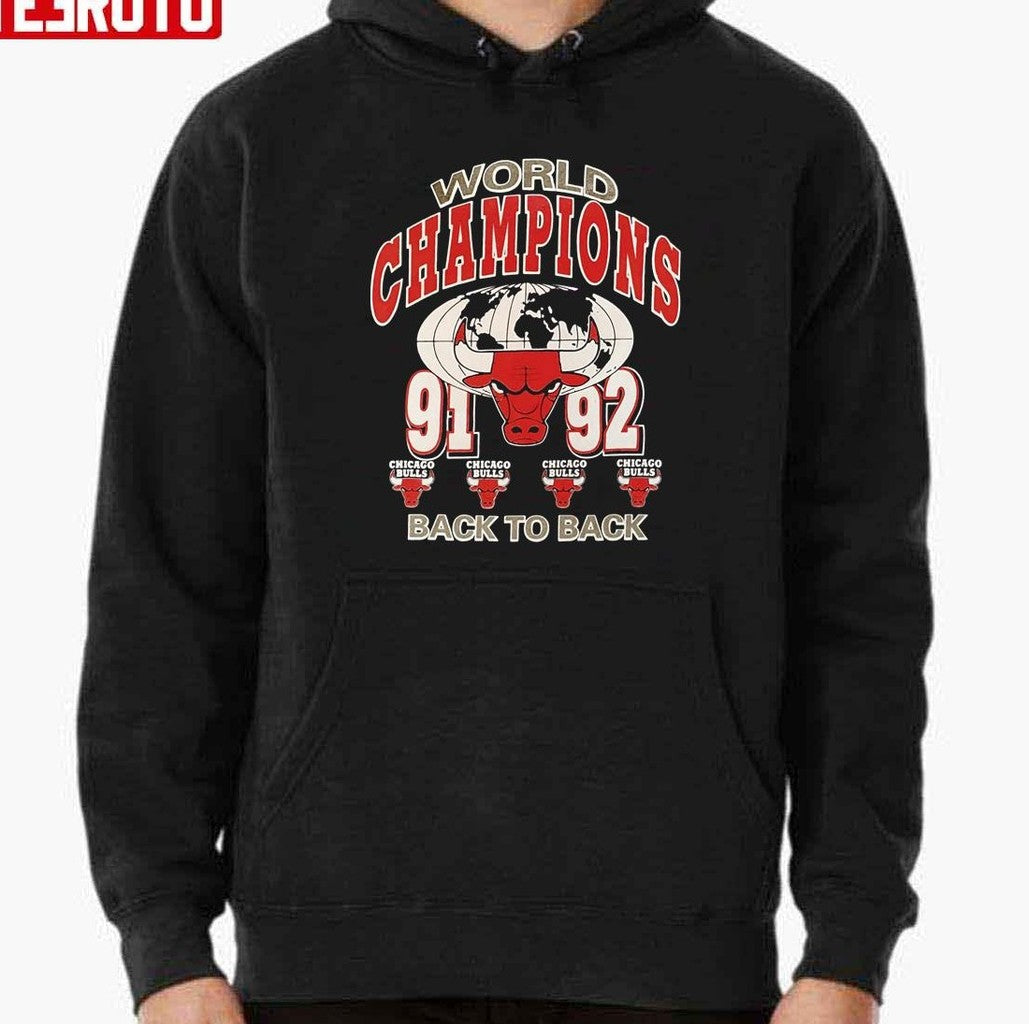 Chicago Basketball Back To Back 91-92 Sweatshirt