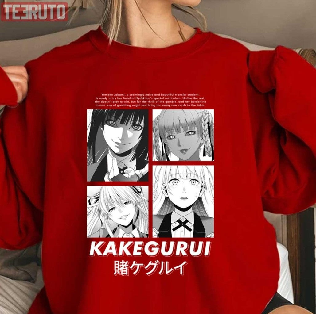 A Naive And Beautiful Transfer Student Yumeko Jabami Kakegurui Unisex Sweatshirt