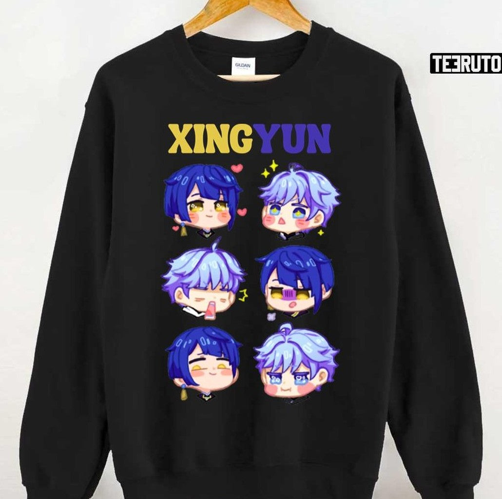 Chibi Xingyun And Chongyun Funny Collage Unisex Sweatshirt