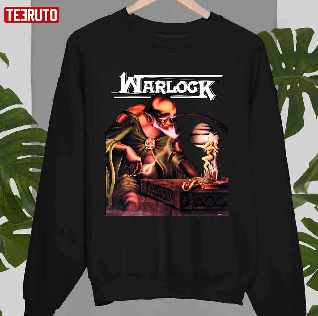 Burning The Witches Metal Warlock Band Unisex T-shirt