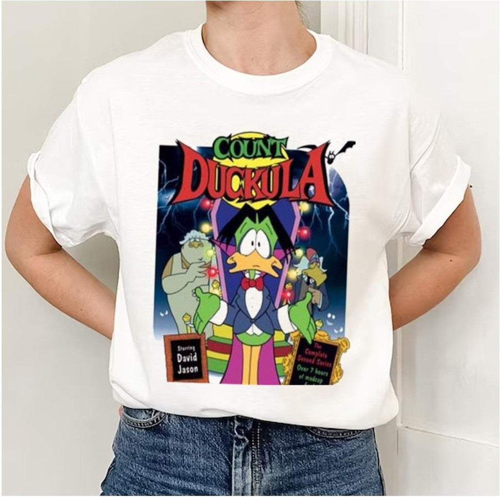 Cartoon Green Duck Count Duckula Unisex Sweatshirt