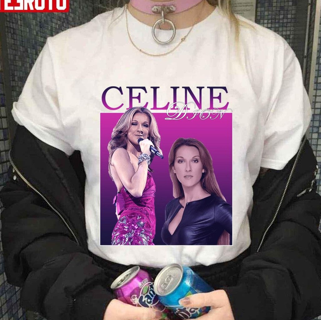 Celine Dion Vintage Bootleg Graphic Unisex T-Shirt