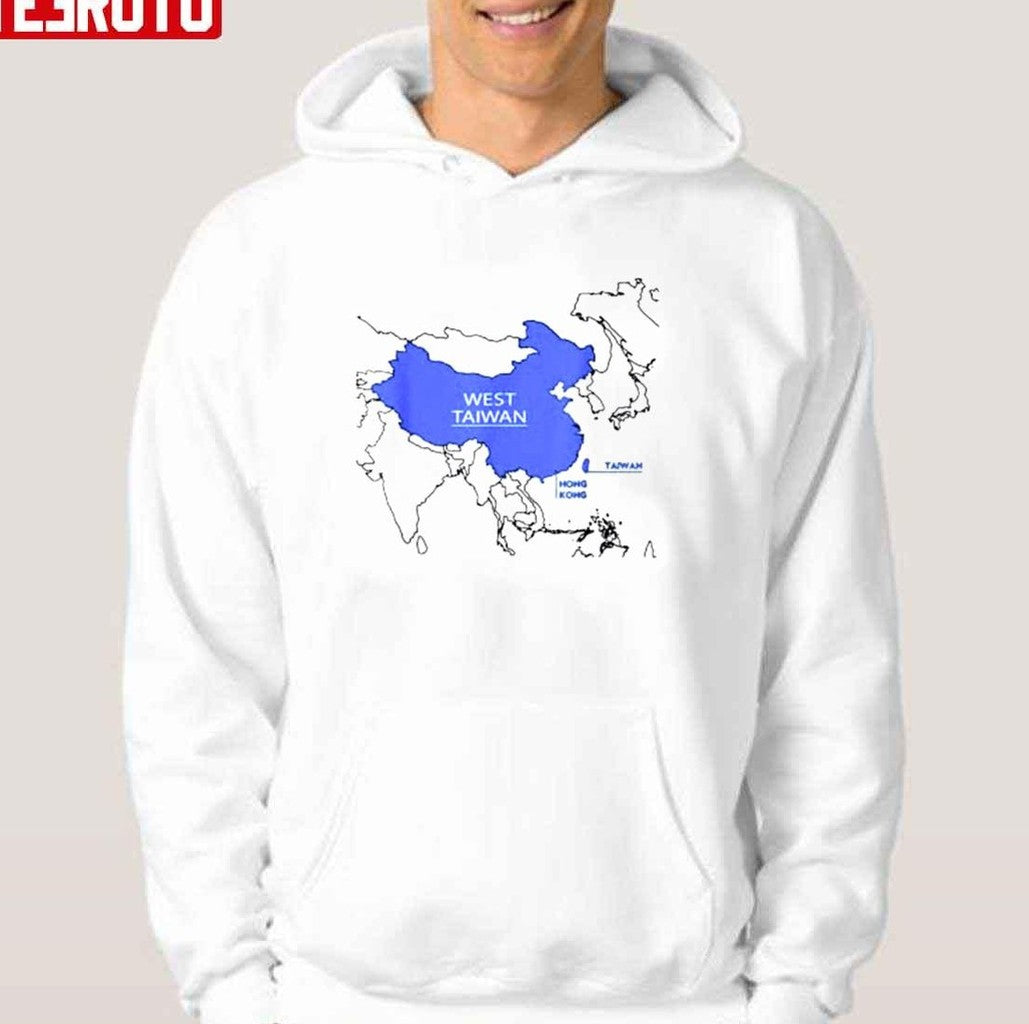 China Map Define West Taiwan Unisex T-Shirt