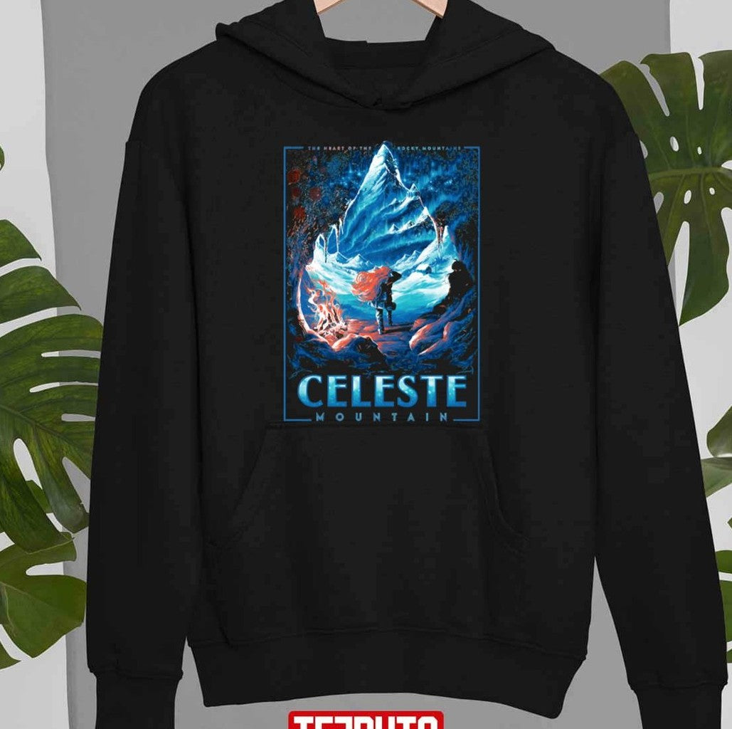Celeste Mountain Video Game Art Unisex T-Shirt