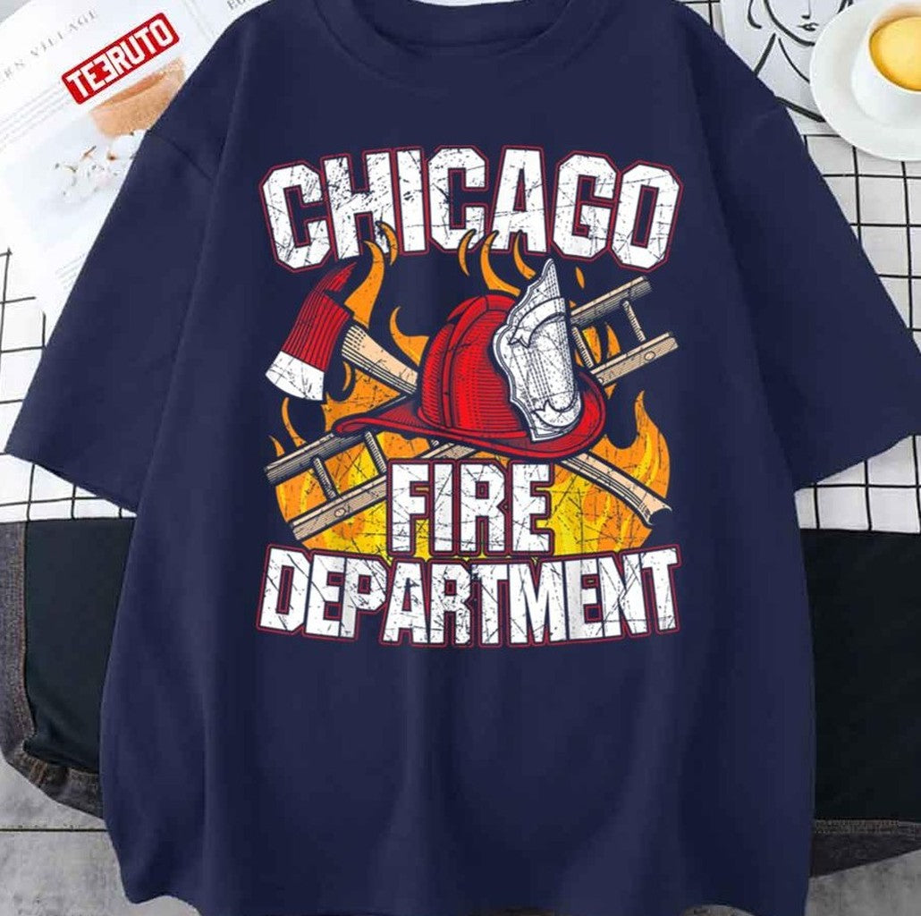 Chicago Fire Department Cfd Firefighter Chicago Il Unisex T-Shirt