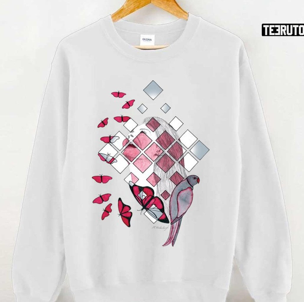 Butterflies Magenta Unisex T-Shirt